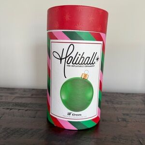 Holiball Christmas Ornament 18" Green Indoor/Outdoor Inflatable NEW